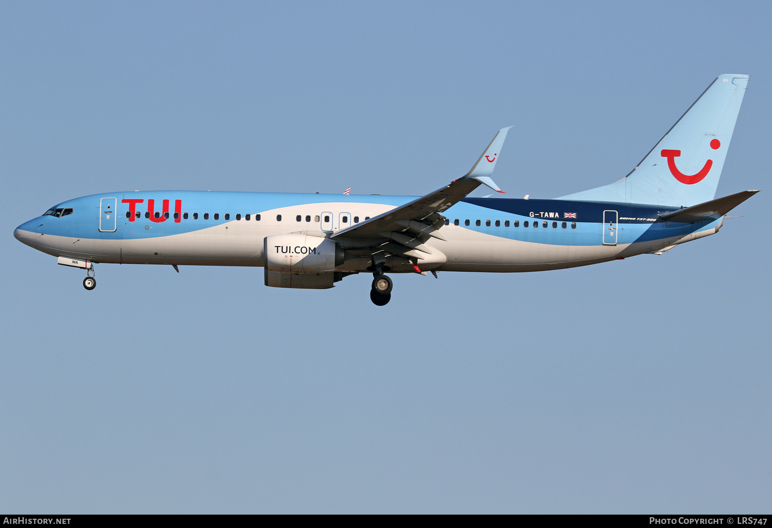 Aircraft Photo of G-TAWA | Boeing 737-8K5 | TUI | AirHistory.net #389234