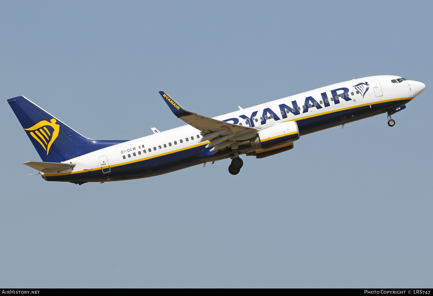 Aircraft Photo of EI-DCW | Boeing 737-8AS | Ryanair | AirHistory.net #389248