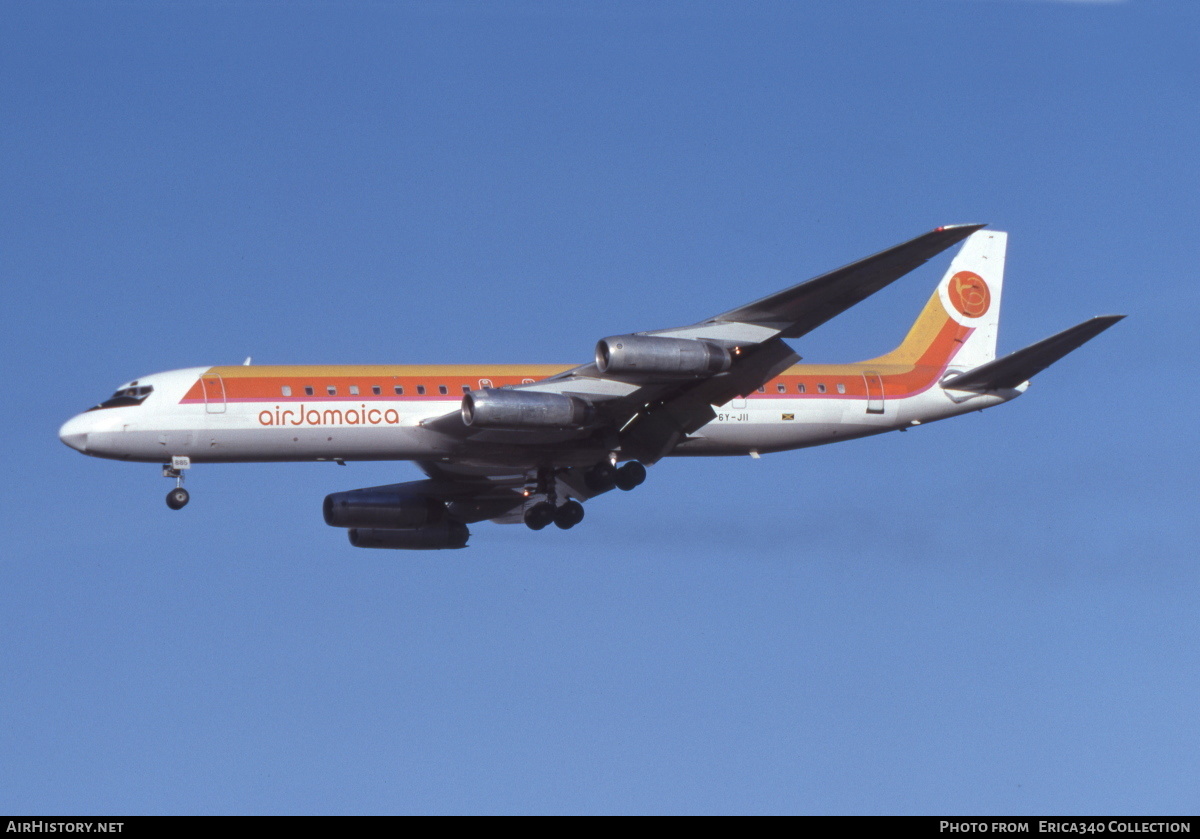 Aircraft Photo of 6Y-JII | McDonnell Douglas DC-8-62H | Air Jamaica | AirHistory.net #389305