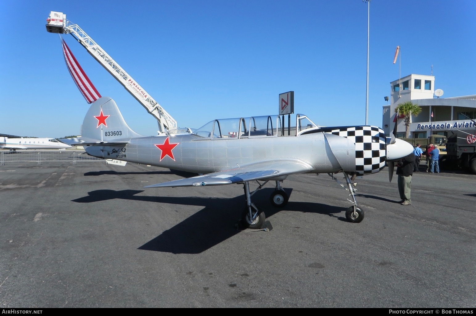 Aircraft Photo of N52PW / 833603 | Yakovlev Yak-52 | Russia - Air Force | AirHistory.net #389311