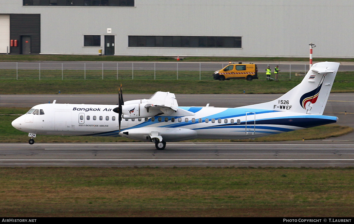 Aircraft Photo of F-WWEF | ATR ATR-72-600 (ATR-72-212A) | Bangkok Airways | AirHistory.net #389320