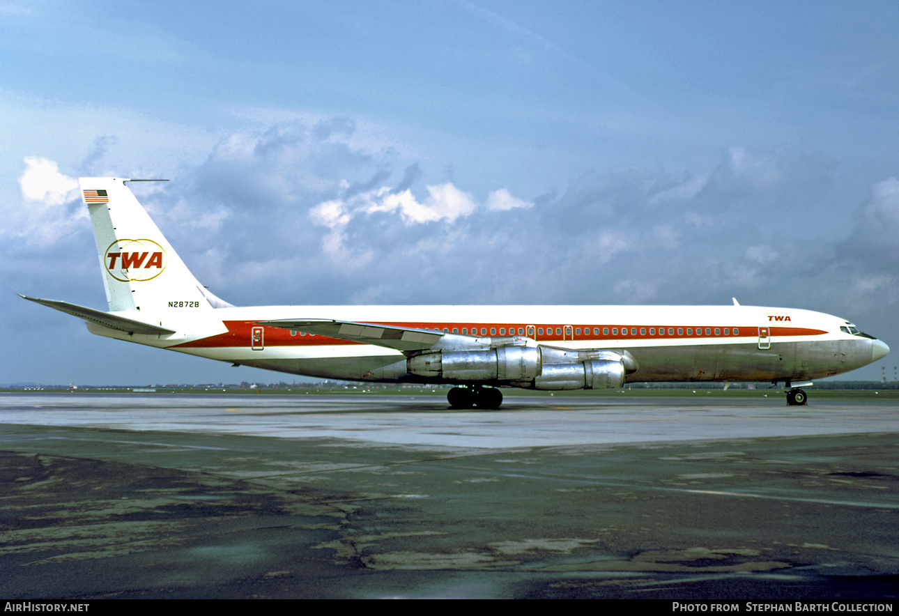Aircraft Photo of N28728 | Boeing 707-331B | Trans World Airlines - TWA | AirHistory.net #389340