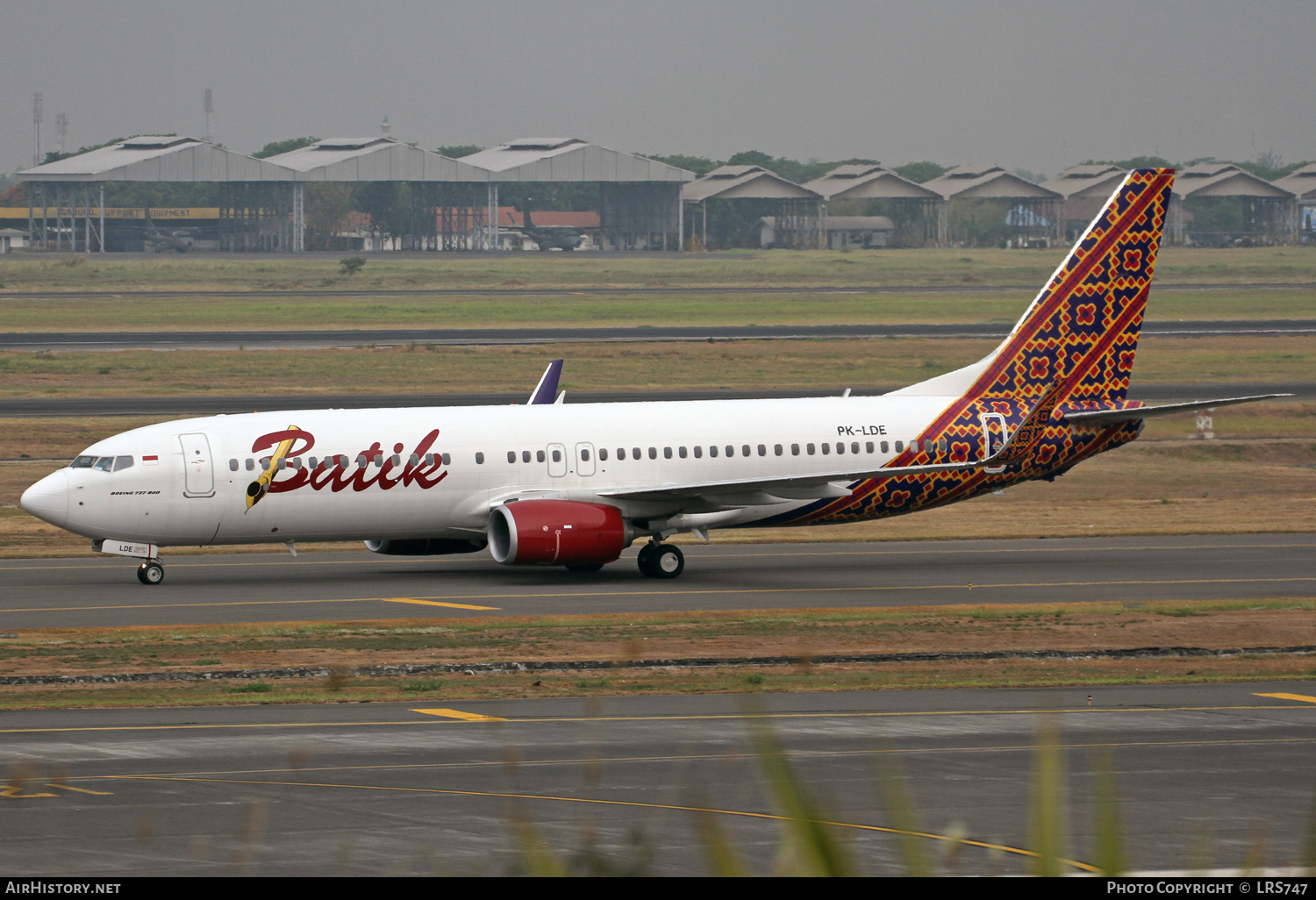 Aircraft Photo of PK-LDE | Boeing 737-8GP | Batik Air | AirHistory.net #389343