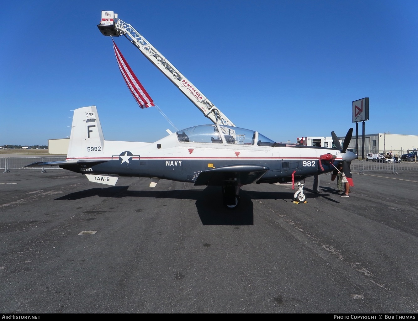 Aircraft Photo of 165982 / 5982 | Raytheon T-6A Texan II | USA - Navy | AirHistory.net #389359