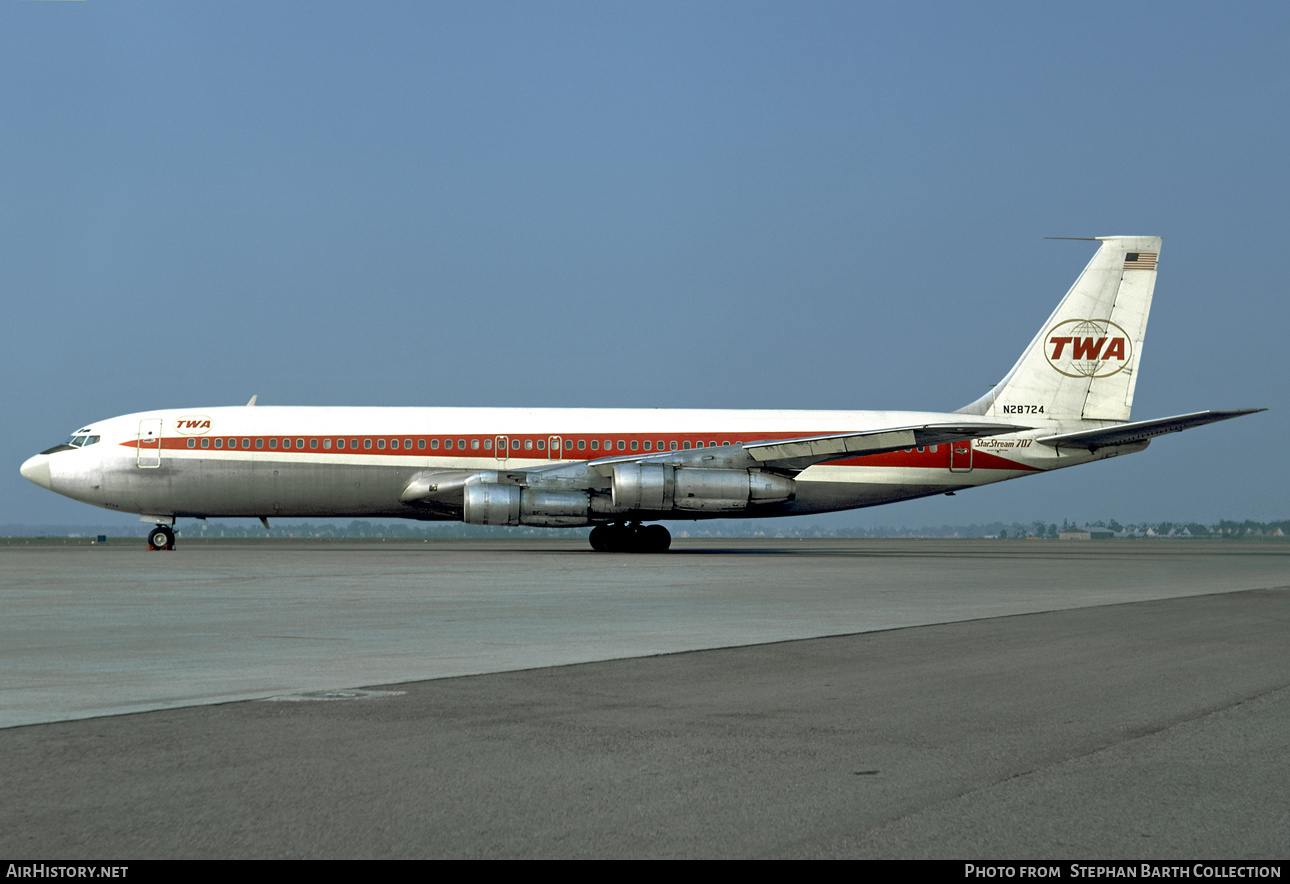 Aircraft Photo of N28724 | Boeing 707-331B | Trans World Airlines - TWA | AirHistory.net #389365