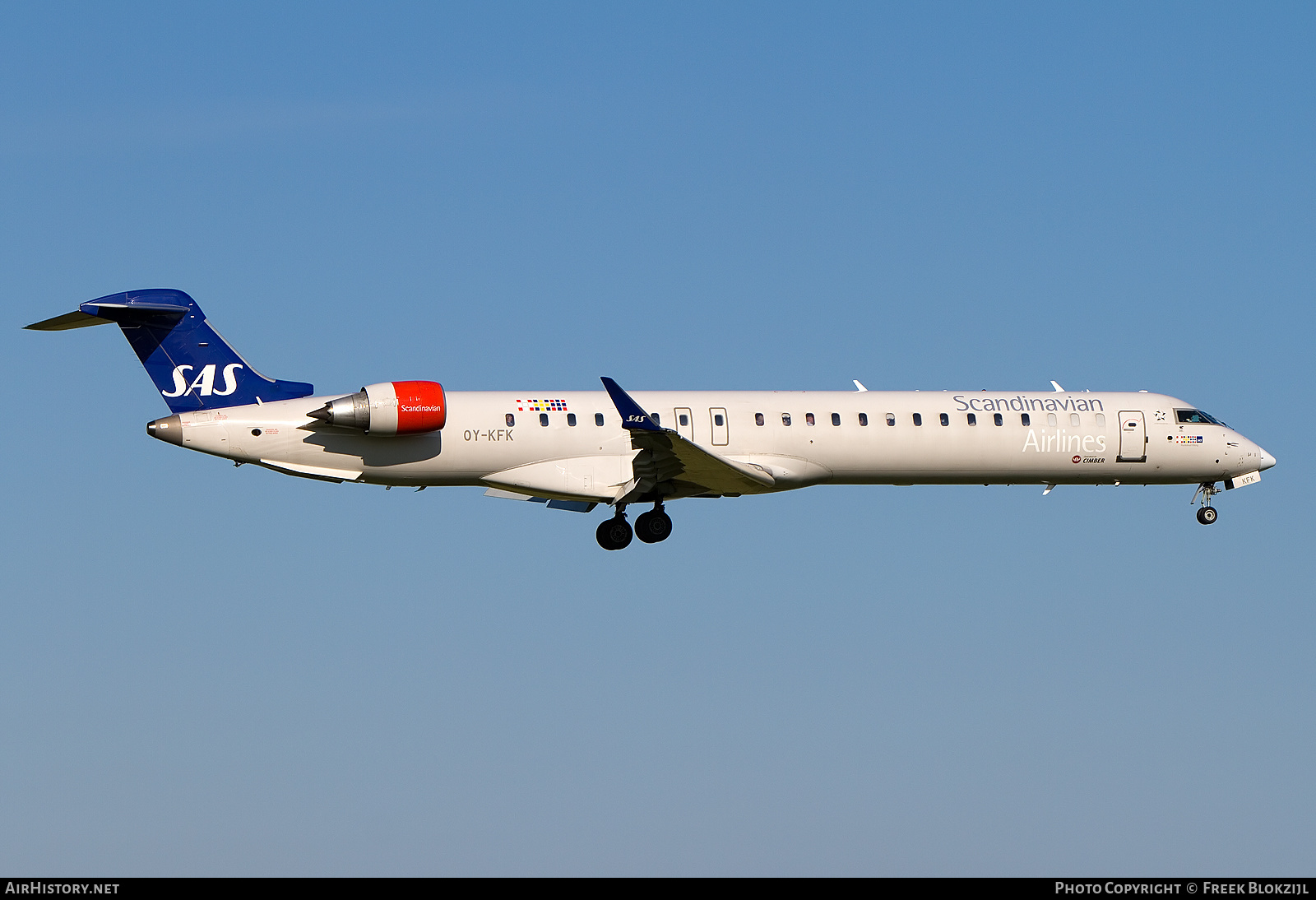 Aircraft Photo of OY-KFK | Bombardier CRJ-900LR (CL-600-2D24) | Scandinavian Airlines - SAS | AirHistory.net #389382