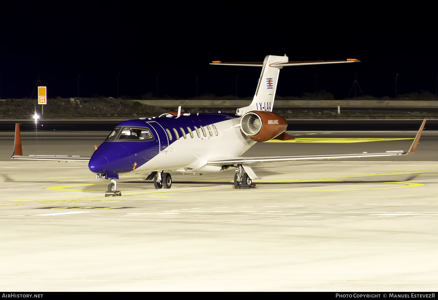 Aircraft Photo of LX-LAA | Learjet 45 | LAR - Luxembourg Air Rescue | AirHistory.net #389396