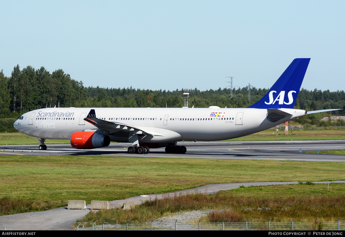 Aircraft Photo of LN-RKU | Airbus A330-343E | Scandinavian Airlines - SAS | AirHistory.net #389410