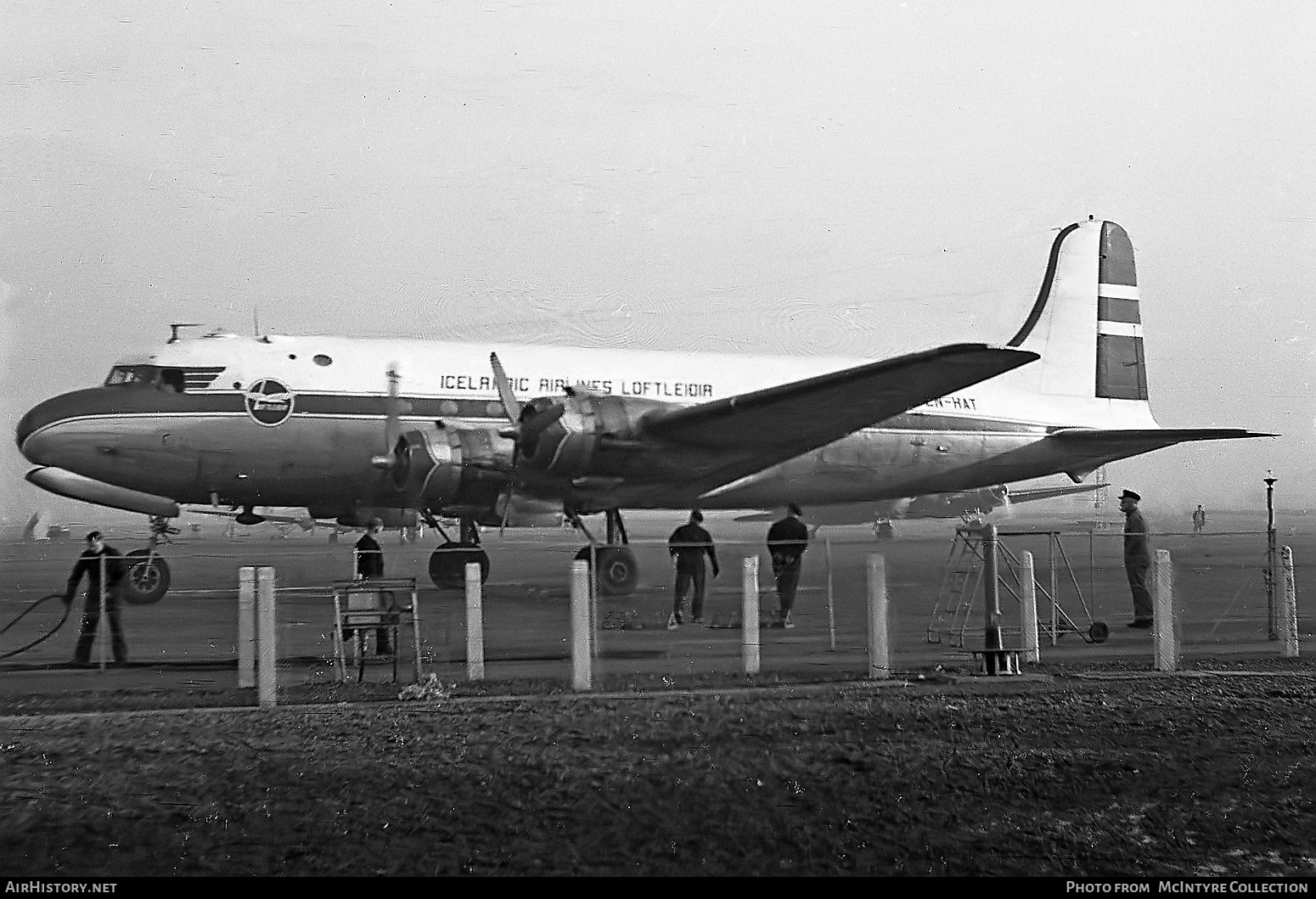 Aircraft Photo of LN-HAT | Douglas C-54A Skymaster | Loftleiðir - Icelandic Airlines | AirHistory.net #389425