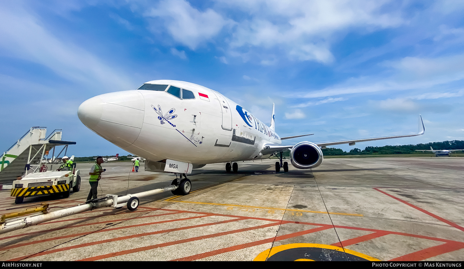 Aircraft Photo of PK-MGA | Boeing 737-36N(SF) | Tri-M.G. Intra Asia Airlines | AirHistory.net #389432