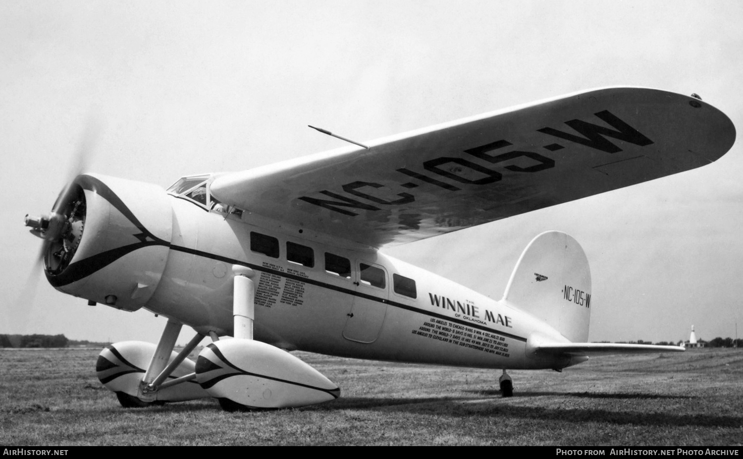 Aircraft Photo of NC105W | Lockheed 5C Vega | AirHistory.net #389481