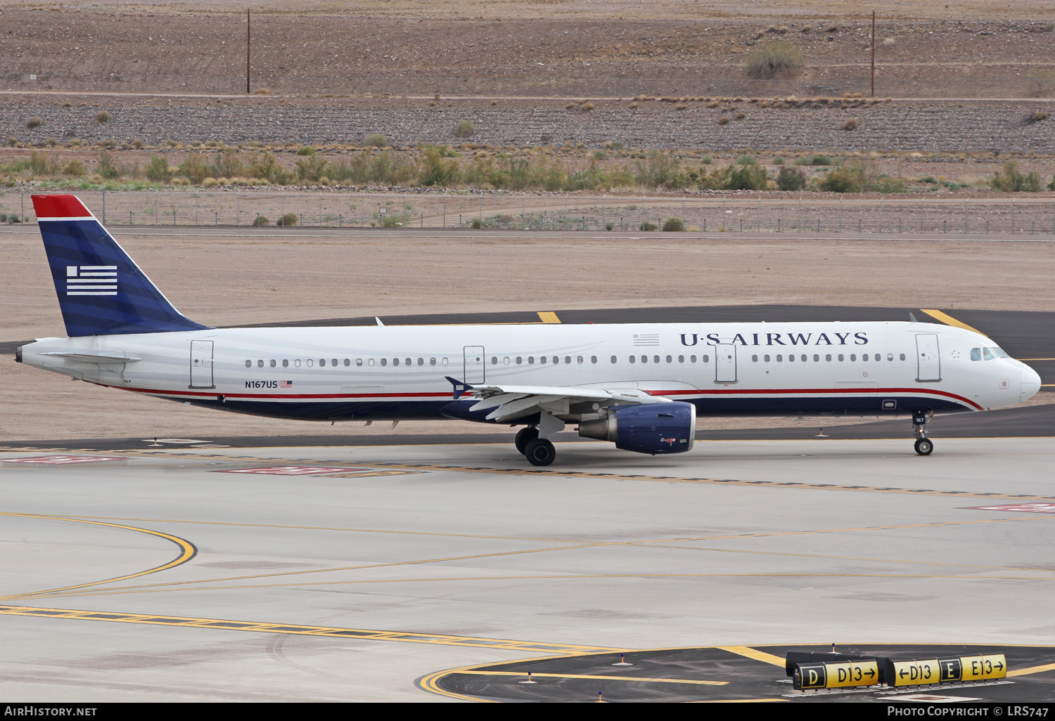 Aircraft Photo of N167US | Airbus A321-211 | US Airways | AirHistory.net #389483
