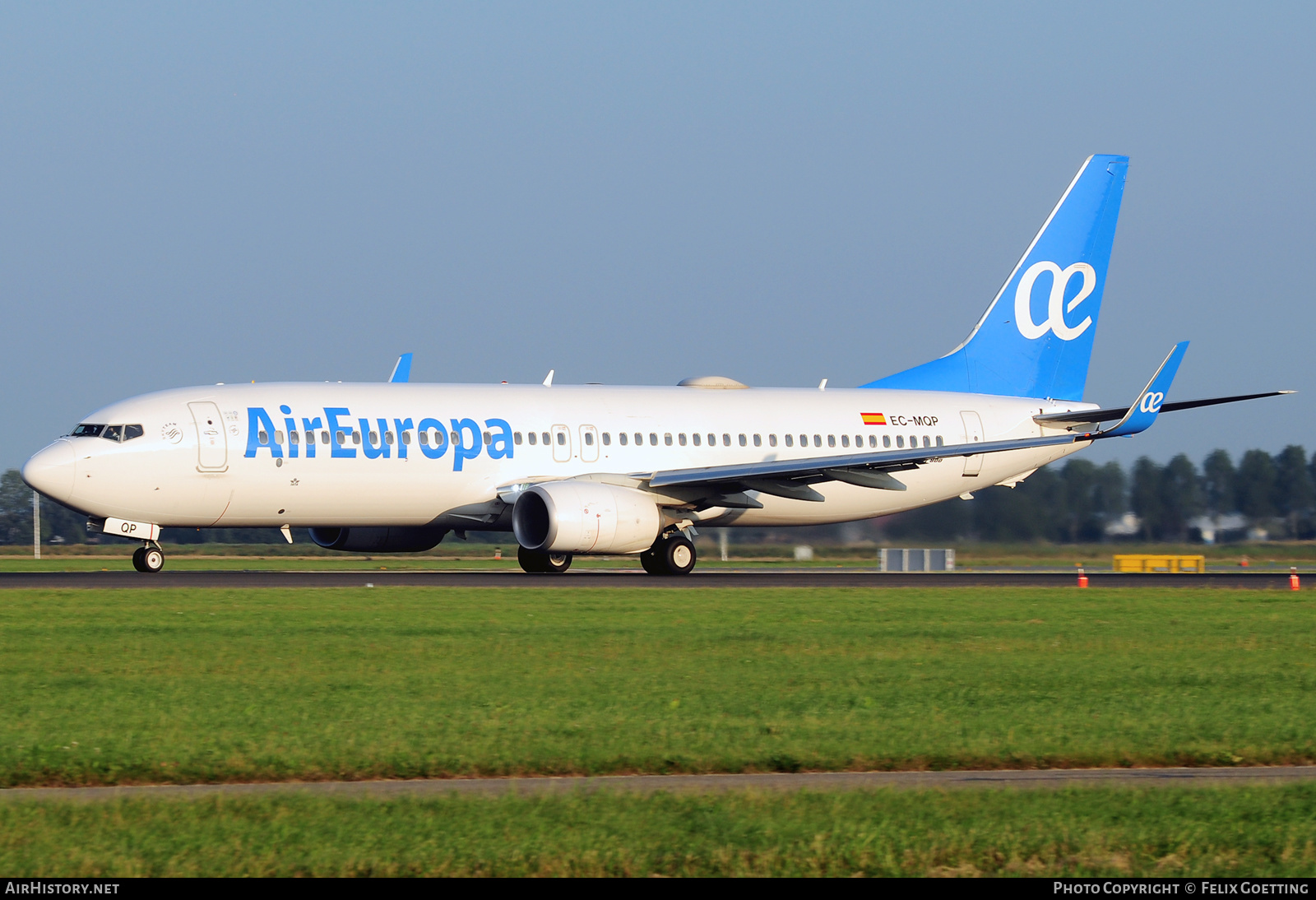 Aircraft Photo of EC-MQP | Boeing 737-800 | Air Europa | AirHistory.net #389499
