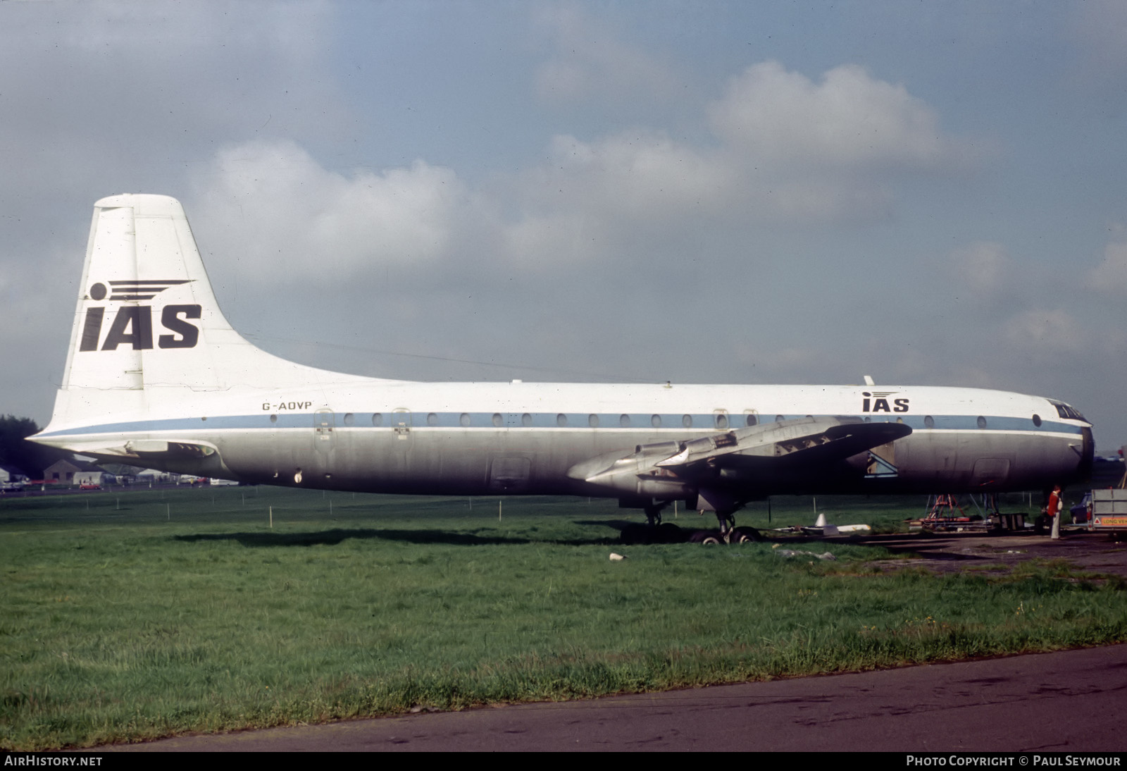 Aircraft Photo of G-AOVP | Bristol 175 Britannia 312F | IAS Cargo Airlines - International Aviation Services | AirHistory.net #389500