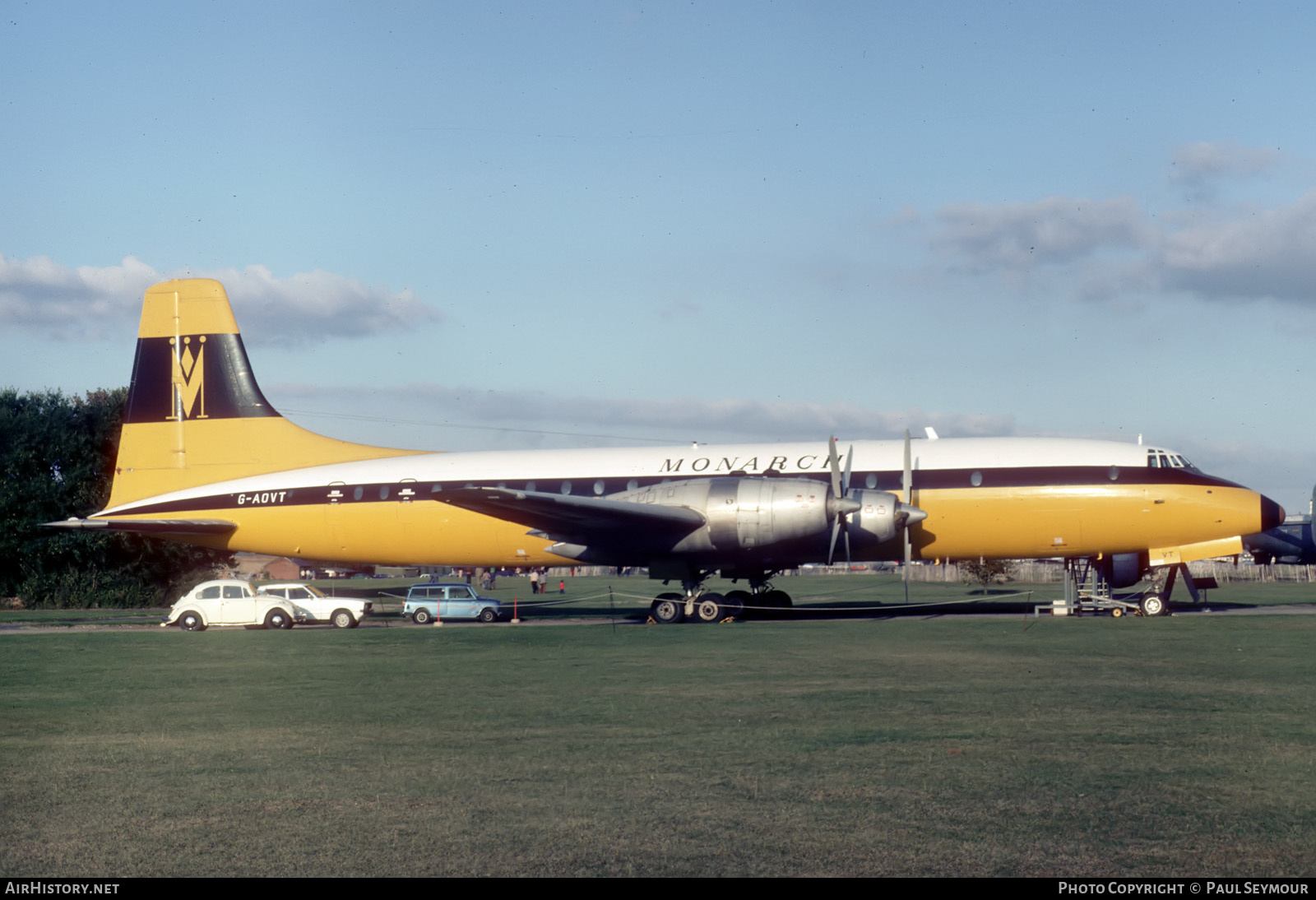 Aircraft Photo of G-AOVT | Bristol 175 Britannia 312 | Monarch Airlines | AirHistory.net #389505