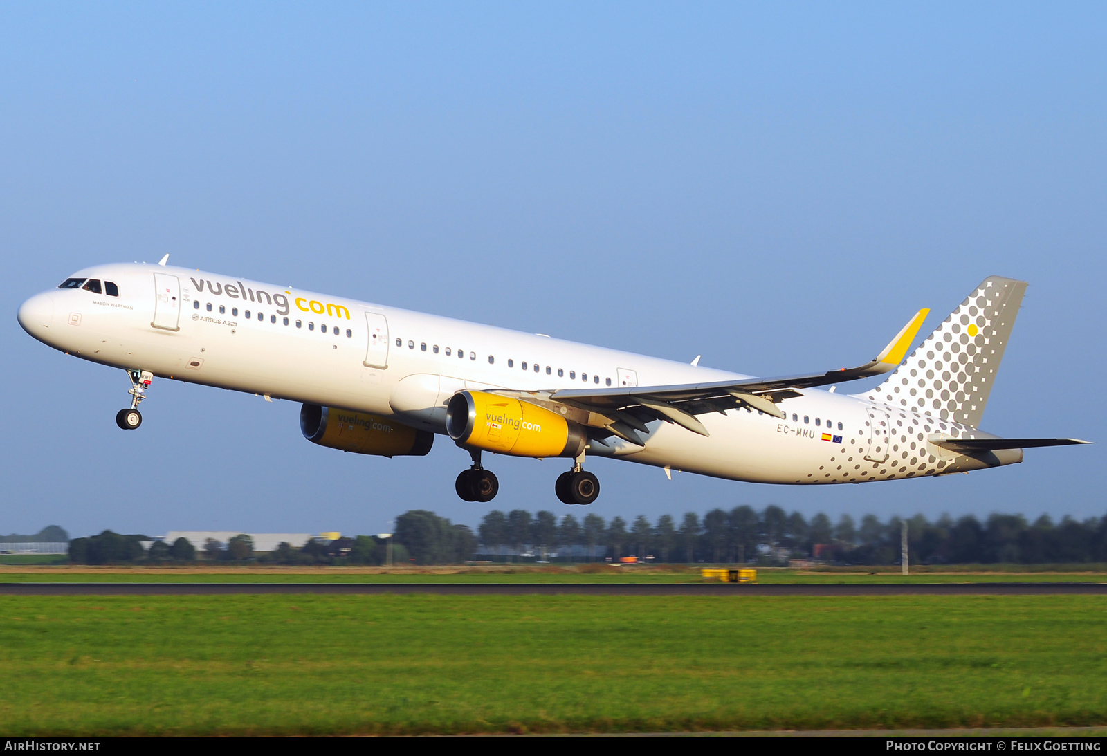 Aircraft Photo of EC-MMU | Airbus A321-231 | Vueling Airlines | AirHistory.net #389513