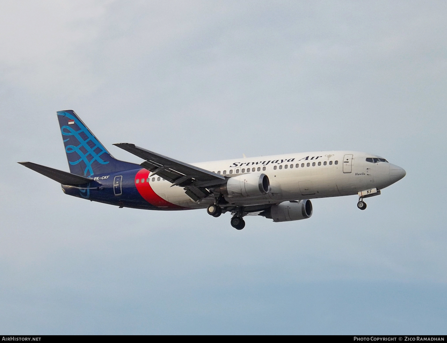 Aircraft Photo of PK-CKF | Boeing 737-3Y0 | Sriwijaya Air | AirHistory.net #389533