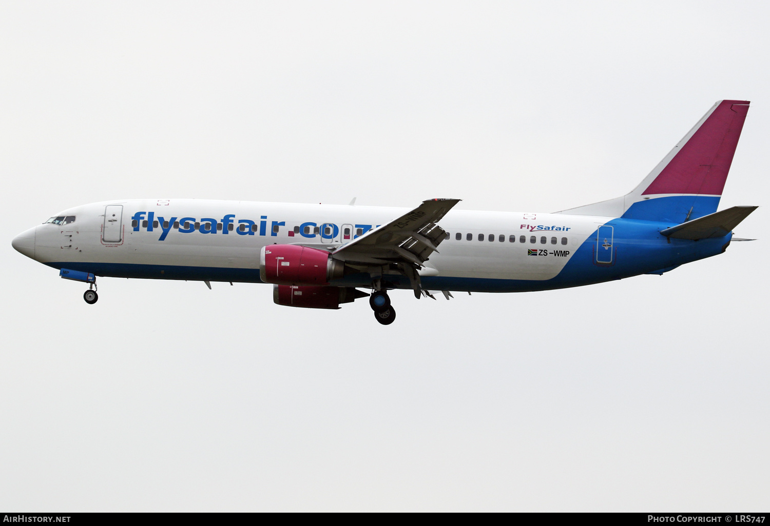 Aircraft Photo of ZS-WMP | Boeing 737-490 | FlySafair | AirHistory.net #389535