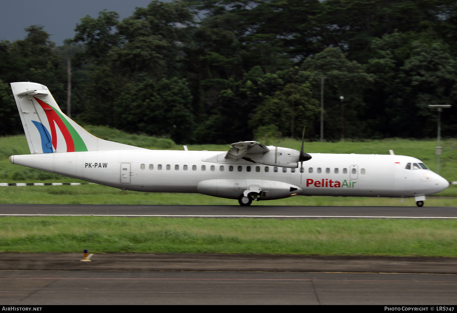 Aircraft Photo of PK-PAW | ATR ATR-72-500 (ATR-72-212A) | Pelita Air Service | AirHistory.net #389563