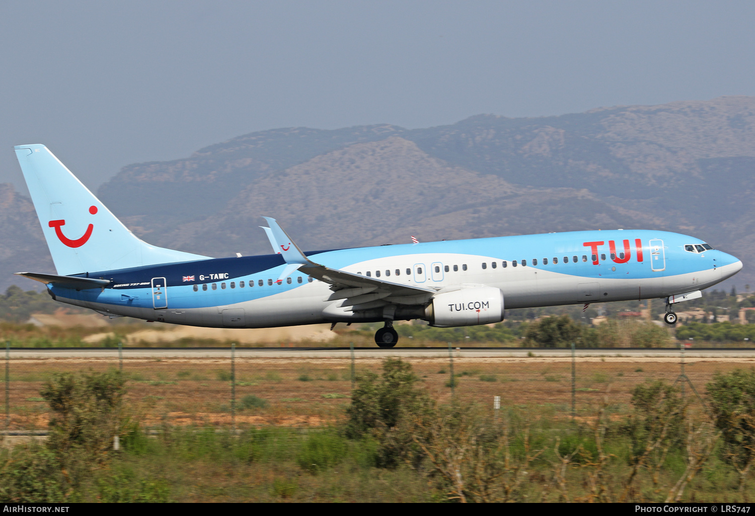 Aircraft Photo of G-TAWC | Boeing 737-8K5 | TUI | AirHistory.net #389566