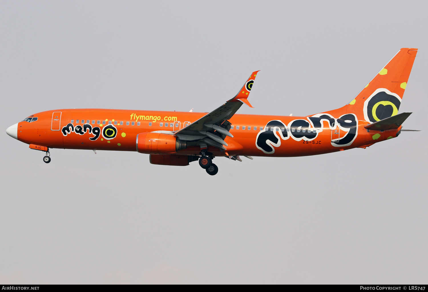 Aircraft Photo of ZS-SJC | Boeing 737-85F | Mango Airlines | AirHistory.net #389570