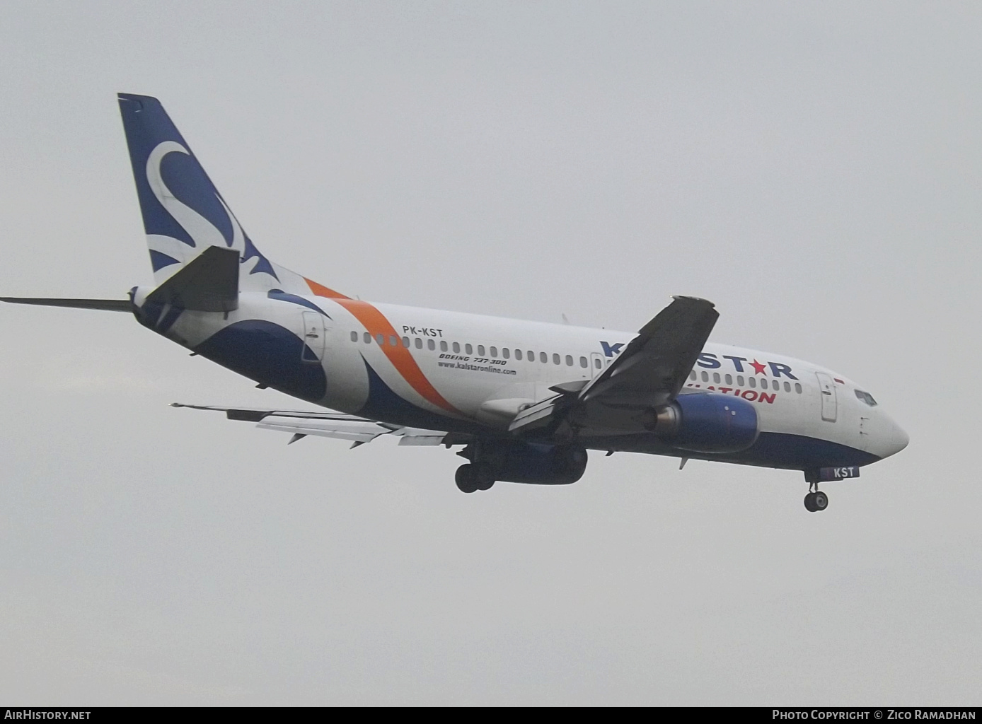 Aircraft Photo of PK-KST | Boeing 737-3M8 | KalStar Aviation | AirHistory.net #389576