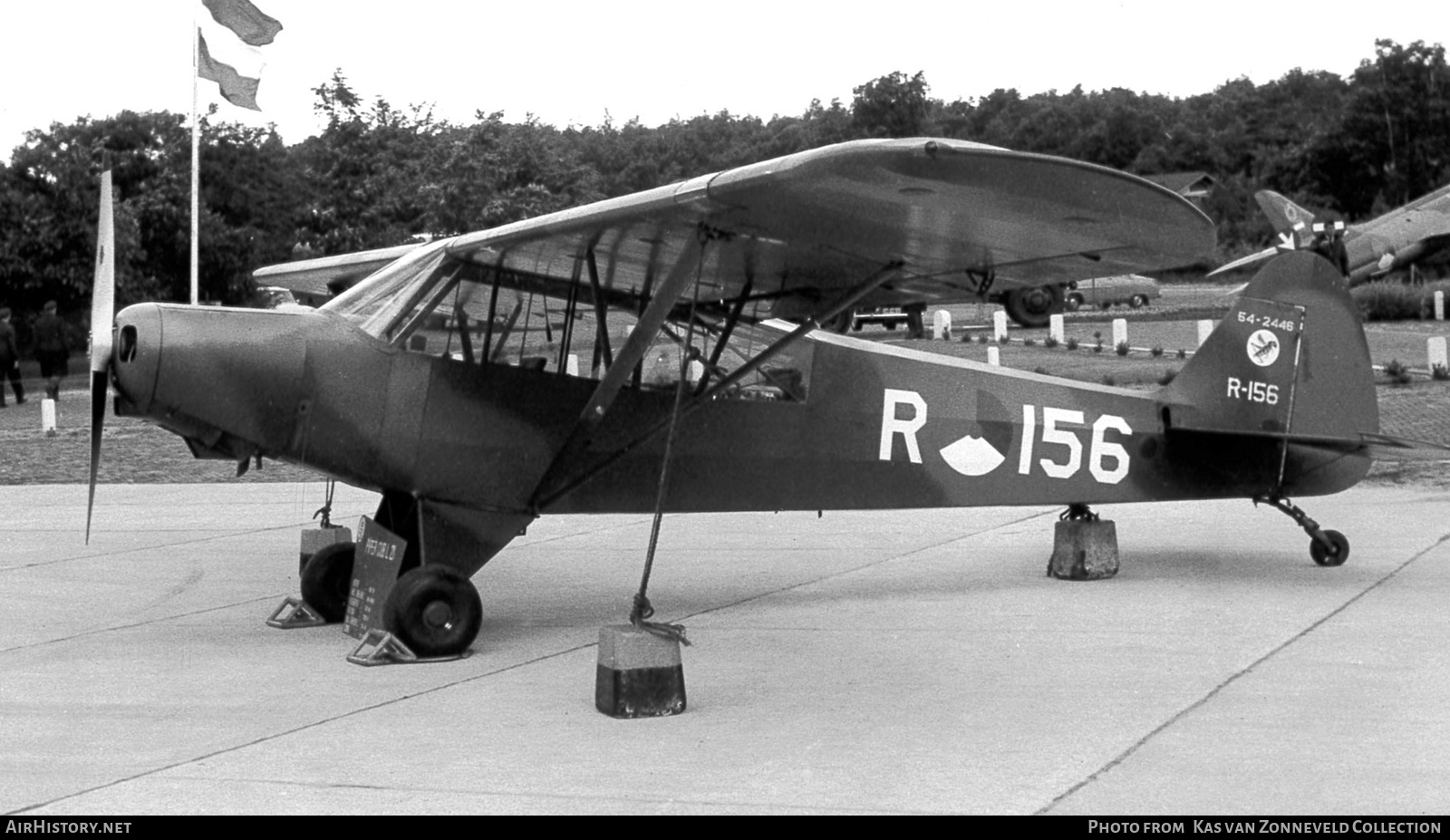 Aircraft Photo of R-156 | Piper L-21B Super Cub | Netherlands - Air Force | AirHistory.net #389732