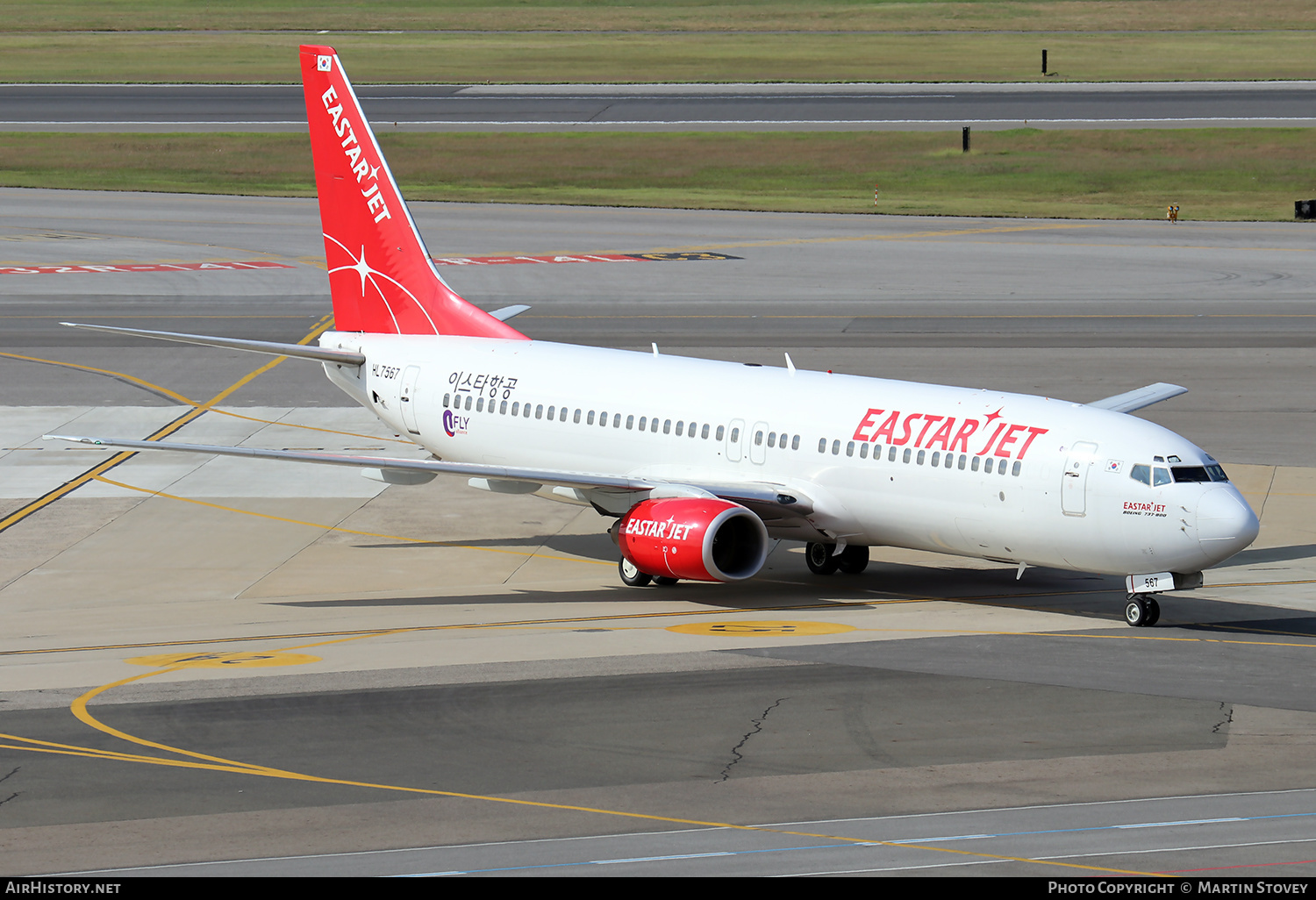 Aircraft Photo of HL7567 | Boeing 737-86N | Eastar Jet | AirHistory.net #389754