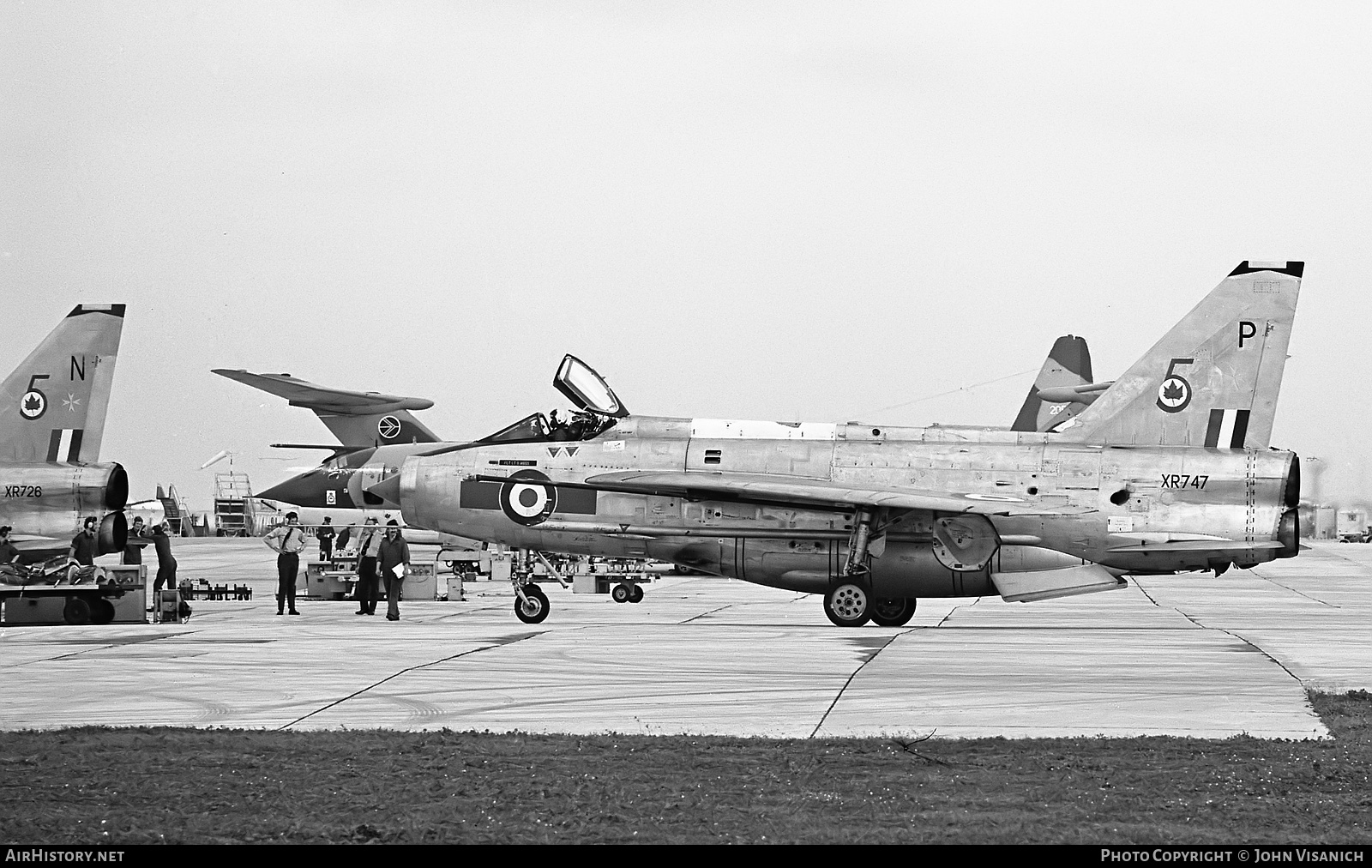 Aircraft Photo of XR747 | English Electric Lightning F6 | UK - Air Force | AirHistory.net #389859