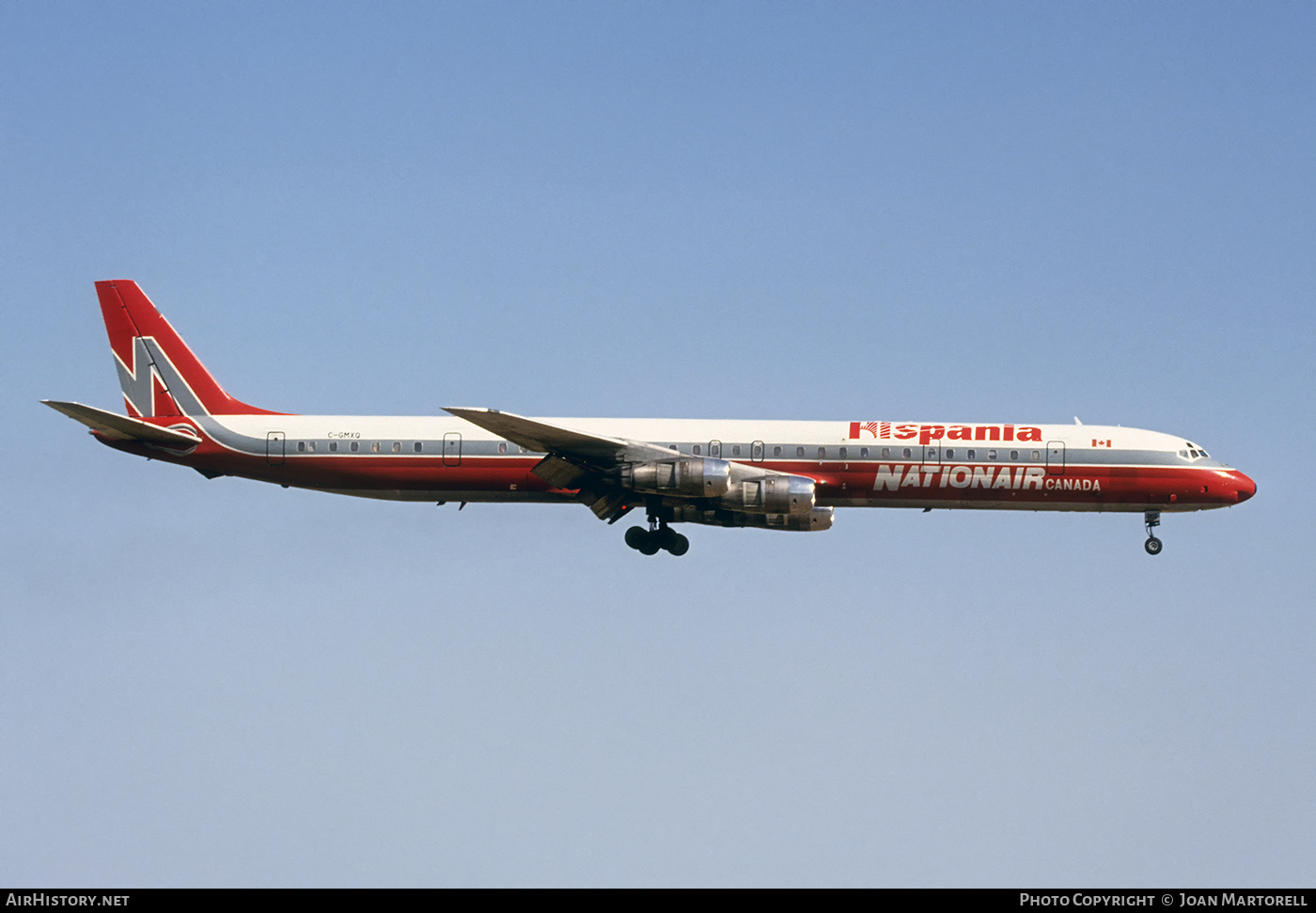 Aircraft Photo of C-GMXQ | McDonnell Douglas DC-8-61 | Hispania Líneas Aéreas | AirHistory.net #389871