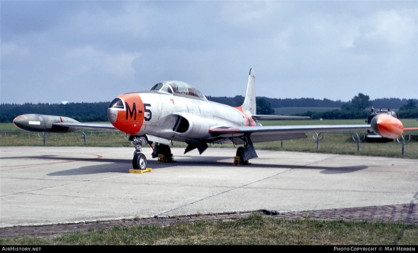 Aircraft Photo of M-5 / 51-9028 | Lockheed T-33A | Netherlands - Air Force | AirHistory.net #389883