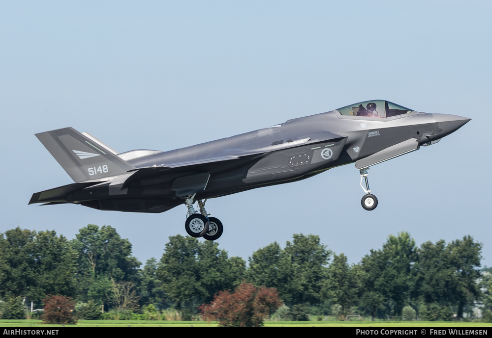 Aircraft Photo of 5148 | Lockheed Martin F-35A Lightning II | Norway - Air Force | AirHistory.net #389914