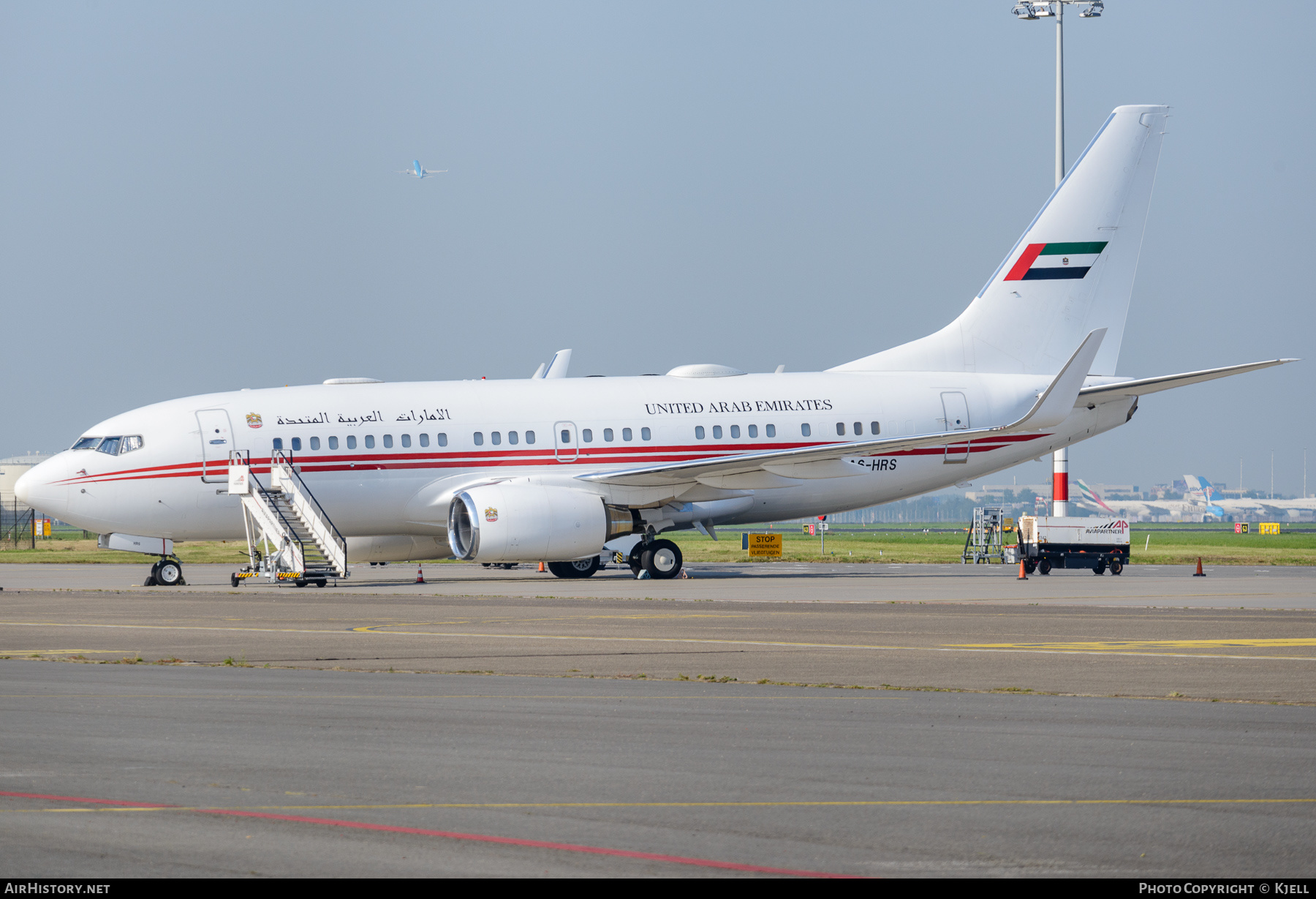 Aircraft Photo of A6-HRS | Boeing 737-7EO BBJ | United Arab Emirates Government | AirHistory.net #389928