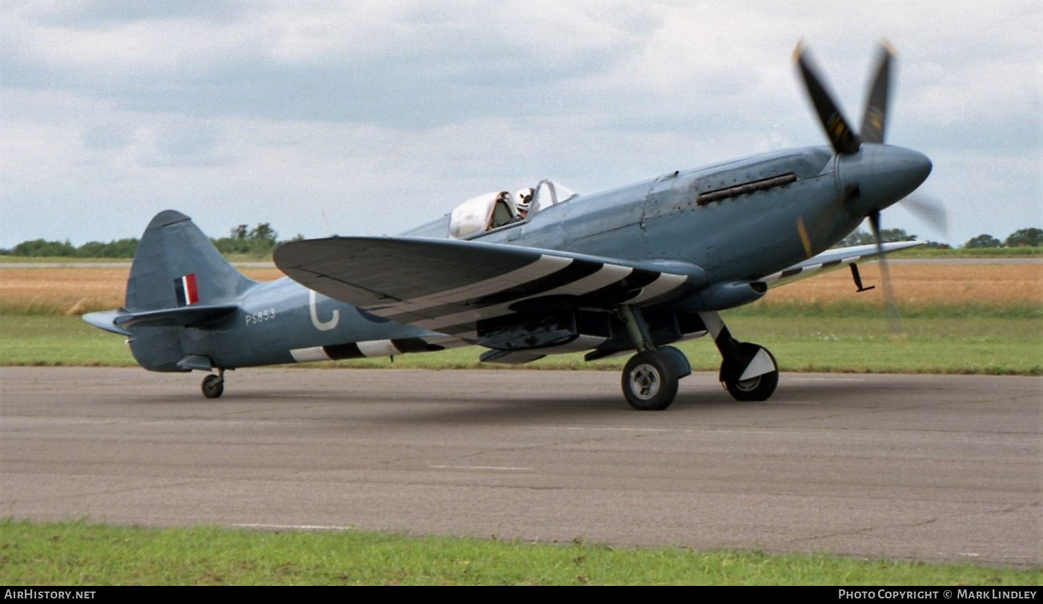 Aircraft Photo of PS853 | Supermarine 389 Spitfire PR19 | UK - Air Force | AirHistory.net #389949