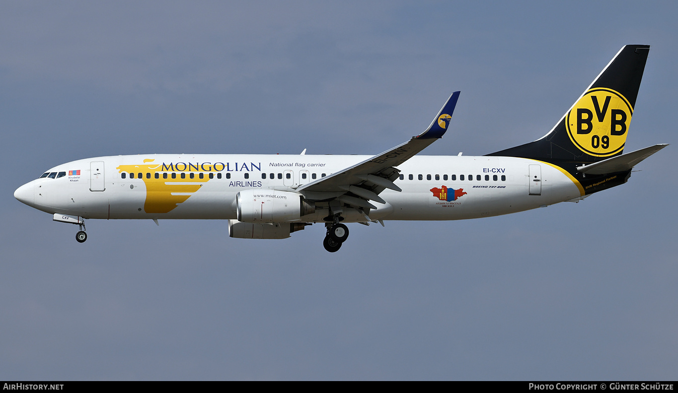 Aircraft Photo of EI-CXV | Boeing 737-8CX | MIAT Mongolian Airlines | AirHistory.net #389954