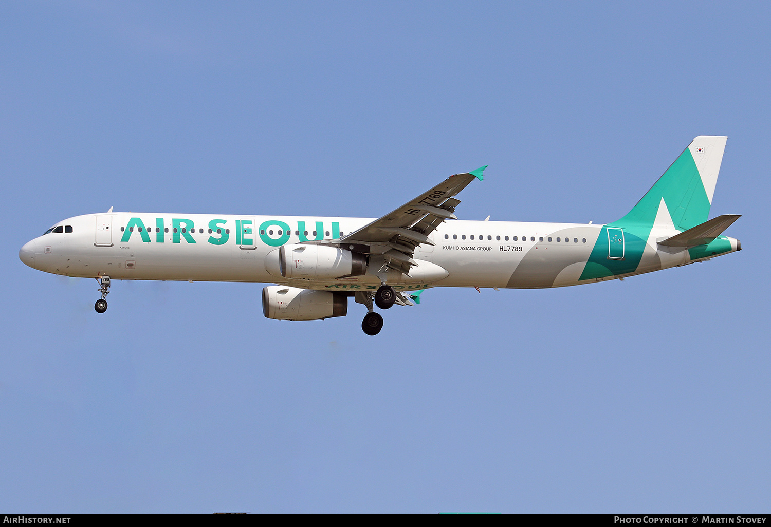 Aircraft Photo of HL7789 | Airbus A321-231 | Air Seoul | AirHistory.net #390003