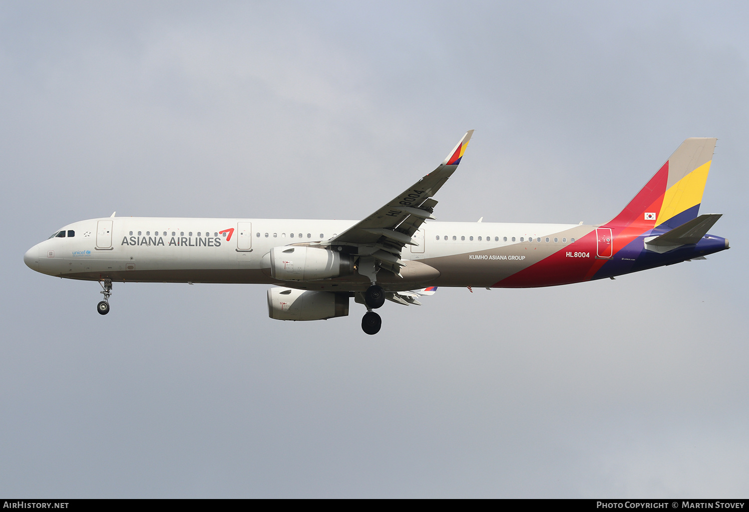 Aircraft Photo of HL8004 | Airbus A321-231 | Asiana Airlines | AirHistory.net #390004