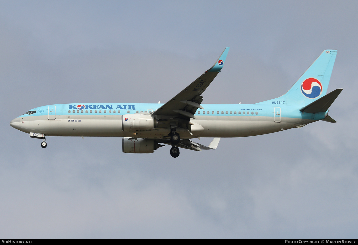 Aircraft Photo of HL8247 | Boeing 737-8SH | Korean Air | AirHistory.net #390011