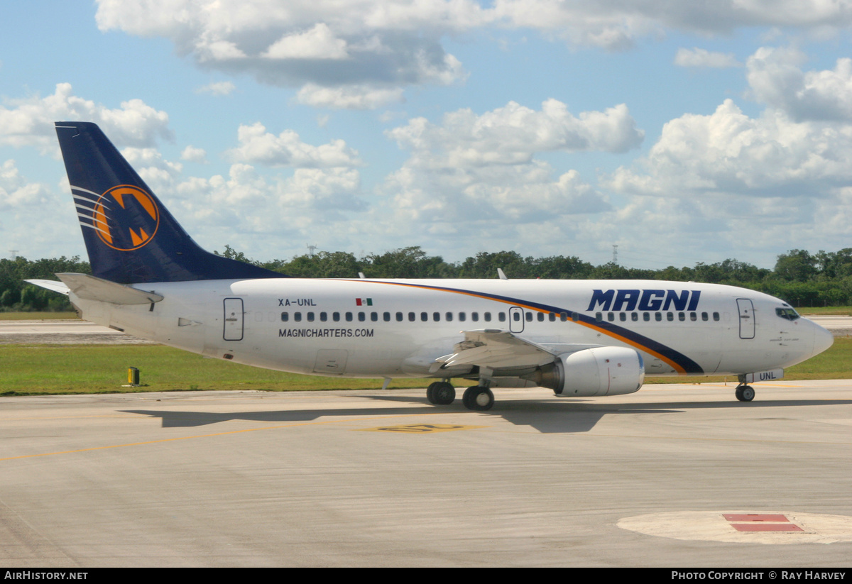 Aircraft Photo of XA-UNL | Boeing 737-322 | Magnicharters | AirHistory.net #390067