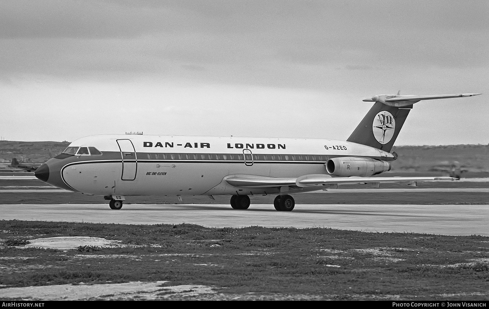 Aircraft Photo of G-AZED | BAC 111-414EG One-Eleven | Dan-Air London | AirHistory.net #390084