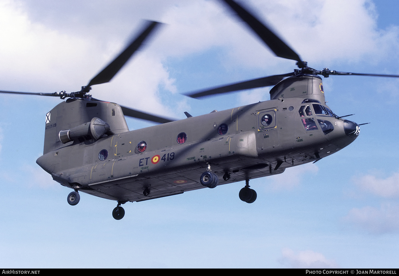 Aircraft Photo of HT17-19 | Boeing Vertol CH-47C Chinook | Spain - Army | AirHistory.net #390102