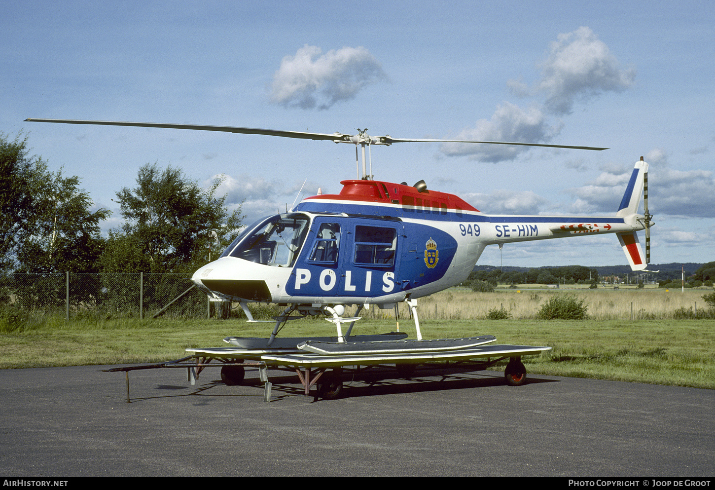 Aircraft Photo of SE-HIM | Bell 206B JetRanger II | Polis | AirHistory.net #390104