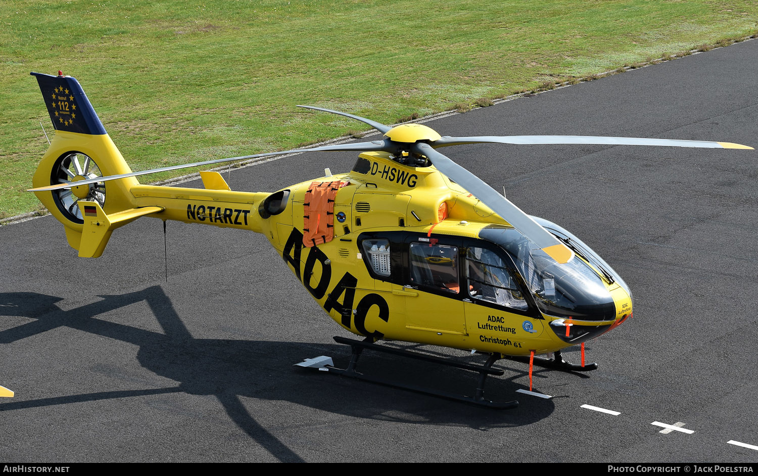 Aircraft Photo of D-HSWG | Eurocopter EC-135P-2 | ADAC Luftrettung | AirHistory.net #390118