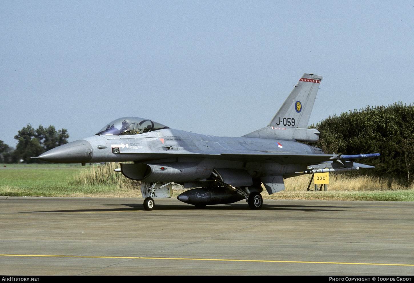 Aircraft Photo of J-059 | General Dynamics F-16A Fighting Falcon | Netherlands - Air Force | AirHistory.net #390122