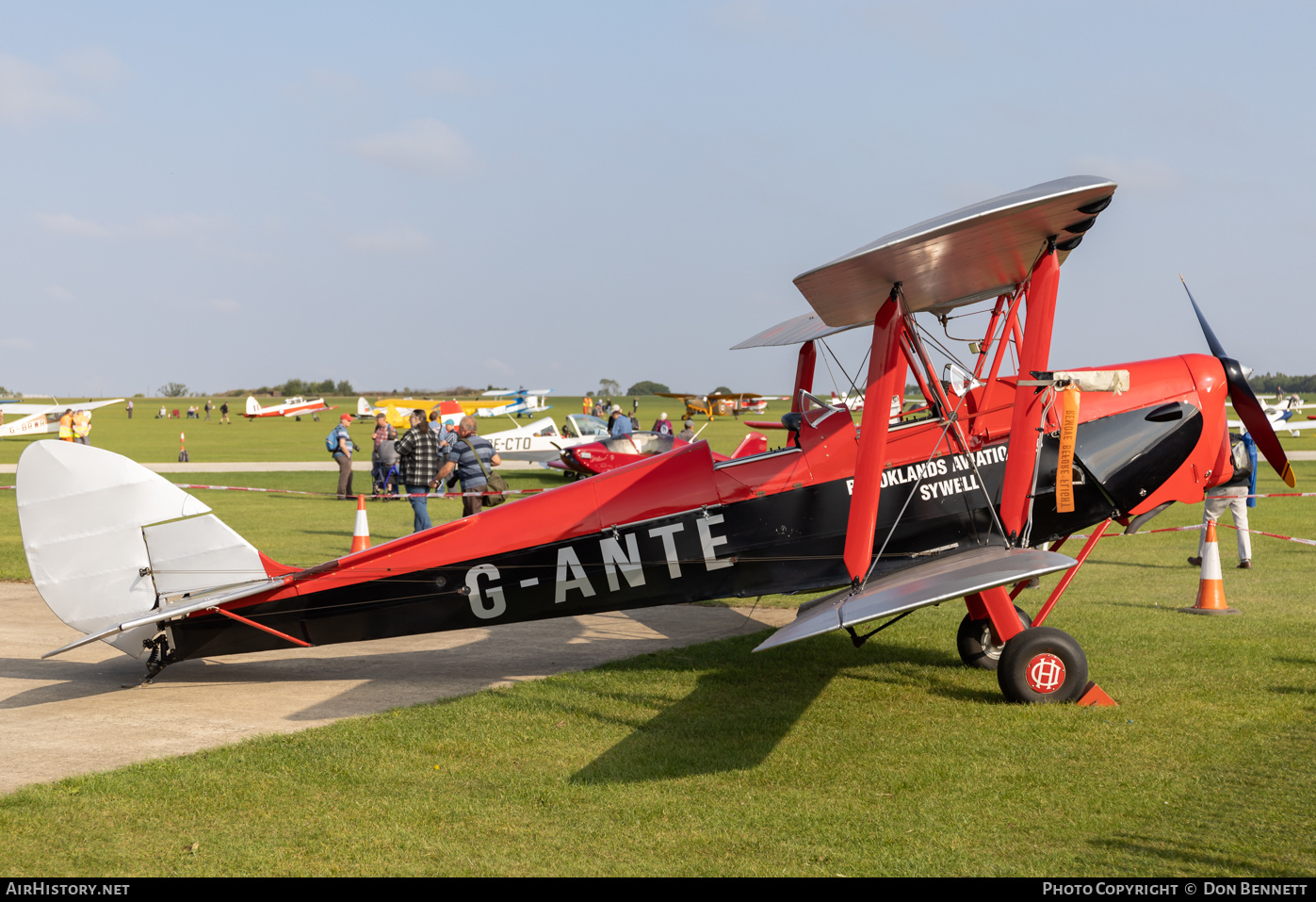Aircraft Photo of G-ANTE | De Havilland D.H. 82A Tiger Moth II | Brooklands Aviation | AirHistory.net #390132