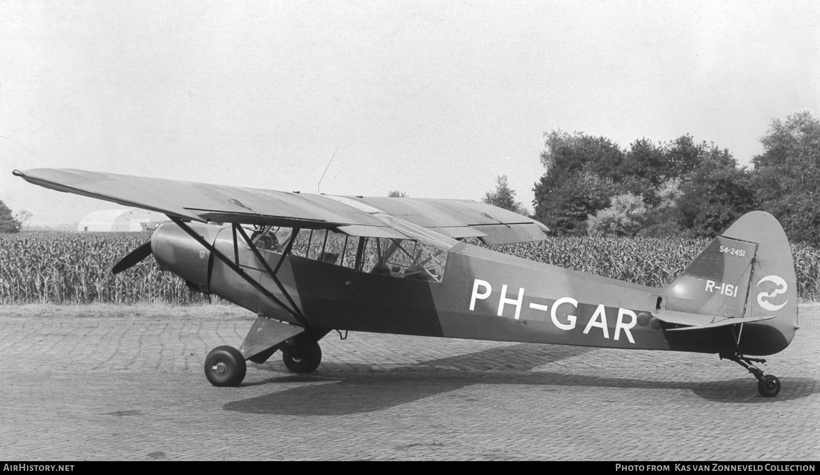 Aircraft Photo of PH-GAR / R-161 | Piper L-21B Super Cub | Netherlands - Air Force | AirHistory.net #390138