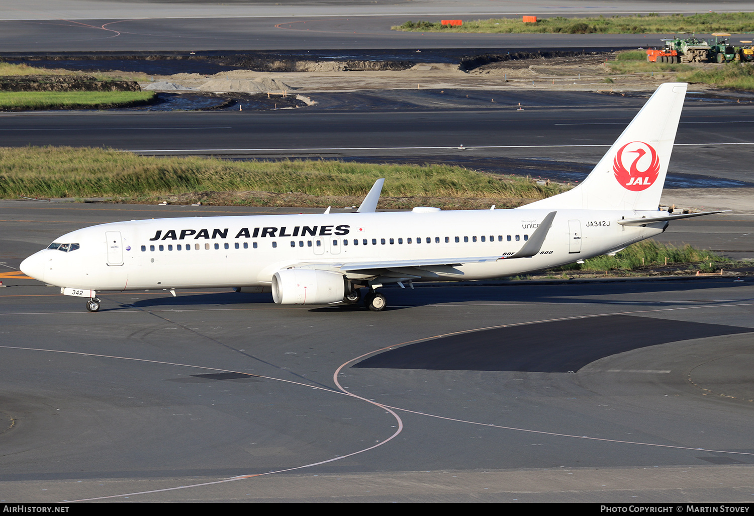 Aircraft Photo of JA342J | Boeing 737-846 | Japan Airlines - JAL | AirHistory.net #390260