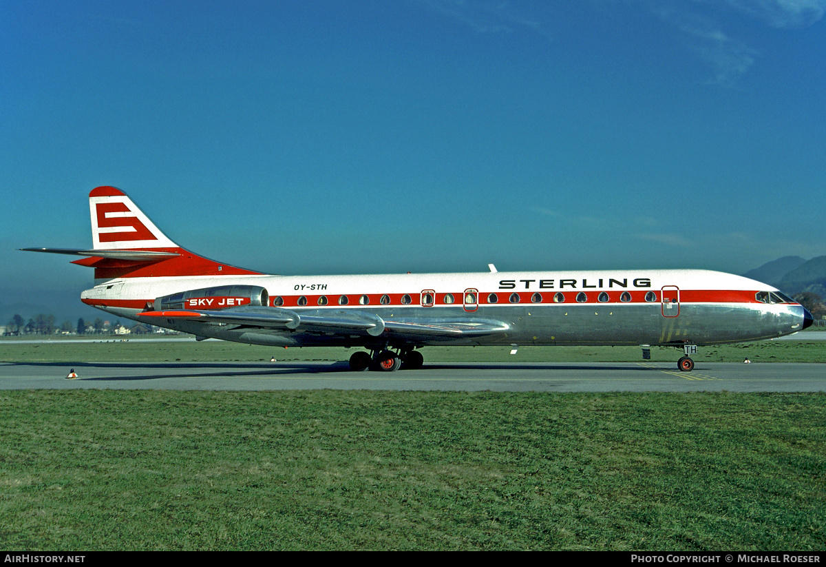 Aircraft Photo of OY-STH | Sud SE-210 Caravelle 10B3 Super B | Sterling Airways | AirHistory.net #390263