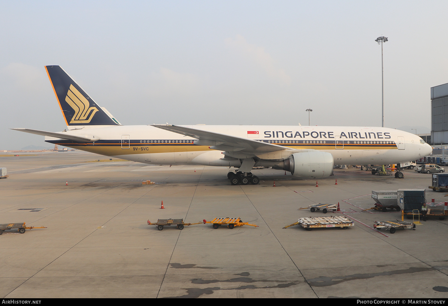 Aircraft Photo of 9V-SVC | Boeing 777-212/ER | Singapore Airlines | AirHistory.net #390283