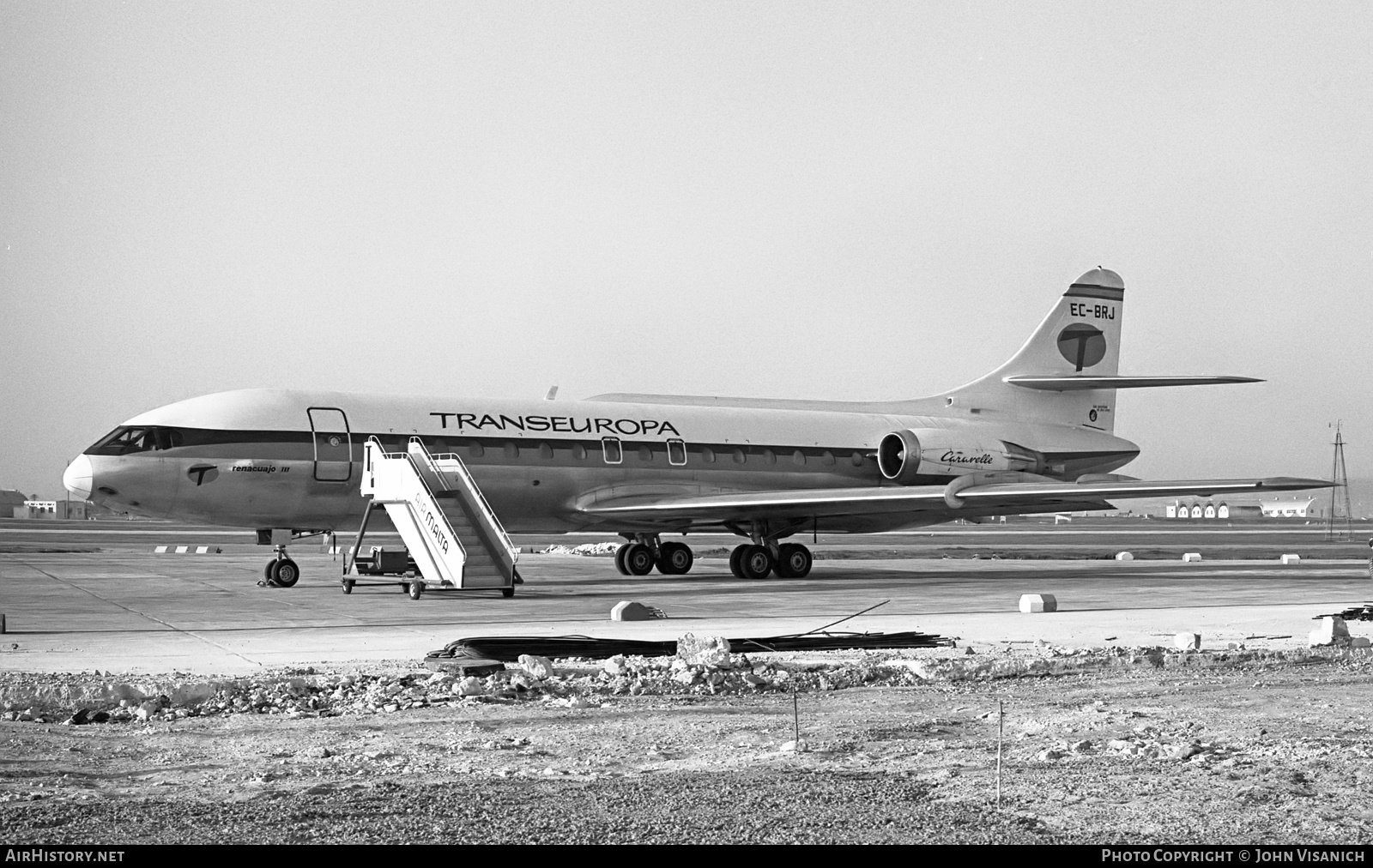 Aircraft Photo of EC-BRJ | Sud SE-210 Caravelle 10B1R | Trans Europa | AirHistory.net #390334